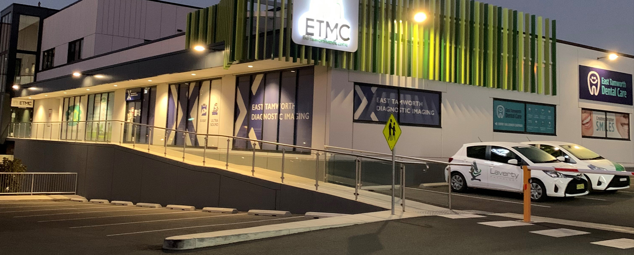 PARKING at East Tamworth Medical Centre